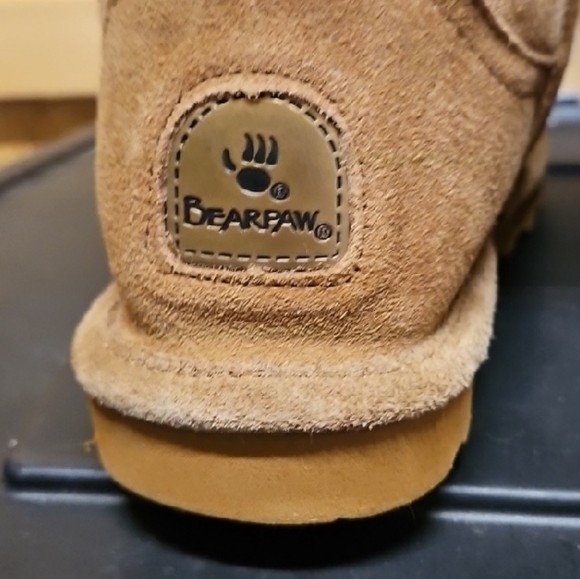 BearPaw Brown Suede Winter Boots - Picture 4 of 13